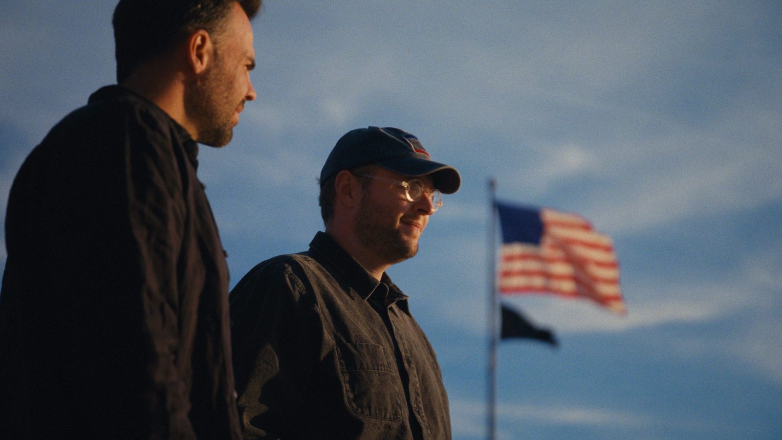 Josh Janssen and Tommy Jackett in the official trailer for In Guns We Trust